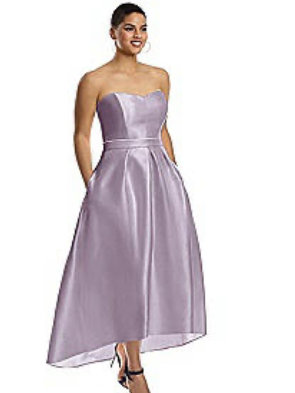 ALFRED SUNG · STYLE D699 · SATIN TWILL Lilac Haze size 18